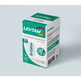 Lev-Tam Cálcio + Vitamina D 500mg/200Ui C/60 Cápsulas