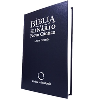 Bíblia e Hinário Novo Cântico Letra Grande | azul