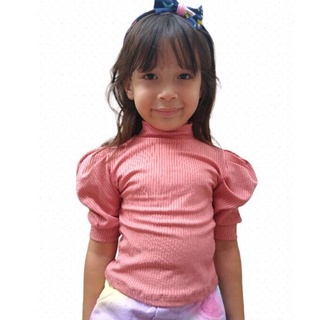 blusa manga bufante princesa infantil meninas de 1 a 3 anos