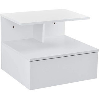 Mesa de cabeceira mesa lateral suspensa com gaveta (3)