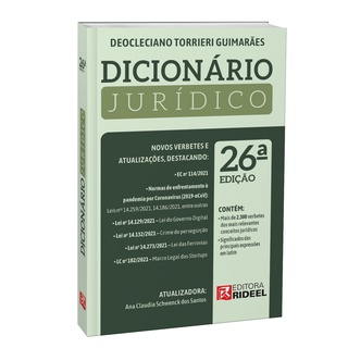 Dicionário Jurídico - 26ª Edição