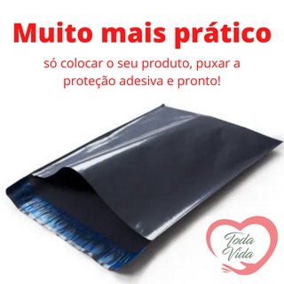 Envelope Plastico 19x25 Com Lacre - 100 Unidades. (1)