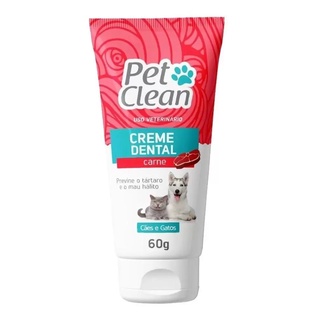 Creme Dental Carne - Pet Clean - 60g