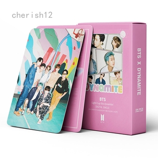 Cherish Hot Sale Kpop 54pcs/Pack LOMO cards around BTS Dynamite Cards