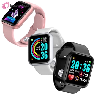 Relógio Smart Watch Y68 Bluetooth com Monitor Fitness/Monitor de Pressão Arterial/Frequência Cardíaca Masculino Smartwatch