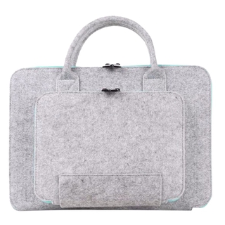 New Felt Universal Laptop Bag Notebook Case Briefcase Handlebag Pouch For Macbook Air Pro Retina Men Women 15" (2)