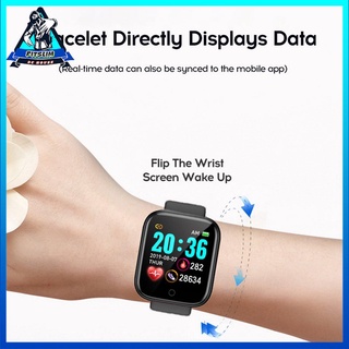 Smartwatch y68 d20 relógio smart watch com bluetooth usb com monitor cardíaco (4)