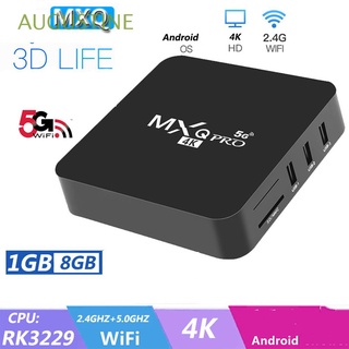 AUGUSTINE 2.4G/5G WiFi RK3229 MXQ Pro Media Player Dual Band Wifi Android 7.1 Media Streamer TV BOX