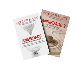 Kit Livros - Ansiedade + Ansiedade 2 (augusto Cury)