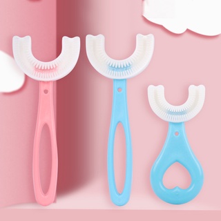 Escova De Dentes Infantil Em Formato De U Para Limpeza De Oral/Bebês