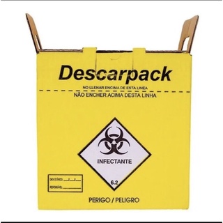 Caixa Coletora 7 LITROS p/Materiais Perfurocortante Descarpack (4)