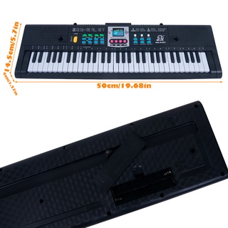 61 Teclas Música Digital Profissional Eletrônico Teclado Musical Teclado Elétrico Piano Com Microfonefone Para Crianças Enjoyrelax (5)