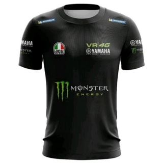 Camisa/Camiseta Valentino Rossi Yamaha Moto GP VR 46 (1)