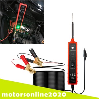 (20Thonline) Ferramenta De Diagnóstico Elétrica Automotivo Testador De Circuito Elétrico De 6-24v Dc