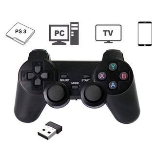 Controle Wireless 2.4GHz Sem fio para Retro Game Box Emuelec PC PS3 RetrorangePi Batocera
