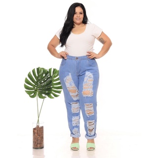 calça feminina mom jeans plus size destroyed lançamento (3)