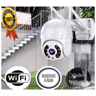 Camera De Segurança Smart IP WI-FI ABQ-A8 Gira 320° Video 1080p ip66 Promo