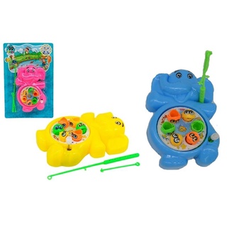Brinquedo Pega Peixe a Corda Pescaria Maluca com Cores Sortidas 6 Peixinhos Coloridos e 1 Vareta Promoção