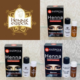 Henna para Sobrancelha Egípcia 1,5g + 10ml (1)