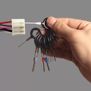 11 pces terminal ferramenta de remoção do carro fiação elétrica crimp conector pino extrator kit