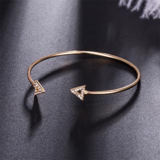 4 pcs/set Gold Color Cactus Letter Knot Cuff Bangle Bohemian Crystal Geometric Metal Chain Bracelet Statement Jewelry (5)