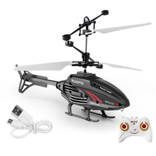 Mini Helicopter Remote Control Flying Toys Rechargeable Infrared Induction Drone RC Toys Induction Aircraft USB Charging Toy Sensor Airplane Drone Best Gift for Children (1)