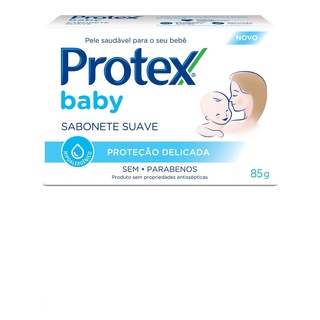 6 Sabonte Protex Baby Remove as Impurezas Da Pele 85g