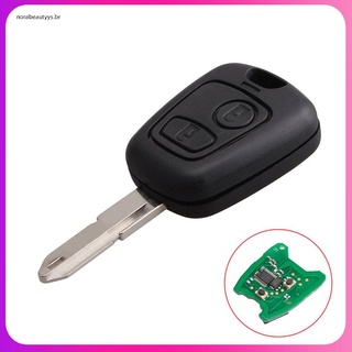 ⚡Promotion⚡2 Buttons Remote Control Car Key Blade Remote Key Fob Controller For PEUGEOT 206 434MHZ With PCF7961 Transponder Chip