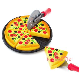 -6 Pçs Brinquedo Criativo de Pizza / Comida de Faz de Conta / Presente para Festa