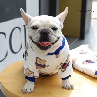 Vip Traje Cão Dos Desenhos Animados Impressão De Apoio Em Torno Do Pescoço Vestuário Inverno Quente Pet Pijama Blusa Para Filhote De Cachorro (9)