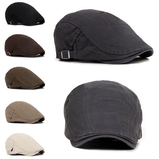 Men's and women's hats, berets, golf flat-bottomed fashion cotton casual peaked hats sun hats. (4)