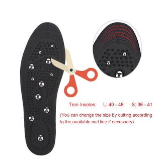 Novo 1 Par De Sapato Gel Palmilhas Massagem Magnética Cuidados Com Os Pés Alívio Da Dor Terapia