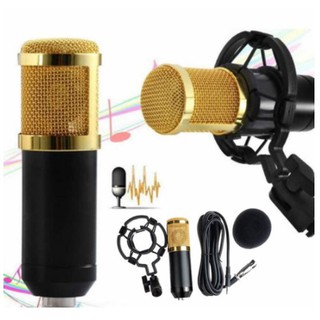 Microfone Condensador Dinâmico com Fio /Som de Estúdio de Alta Qualidade