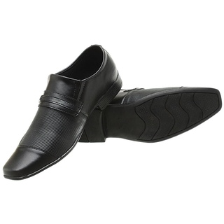 Sapato Social Masculino Bico Quadrado Confortável Casual Modelo 1071-1 (5)
