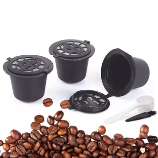 3 Cápsulas Nespresso Reutilizável Recarregável Preta