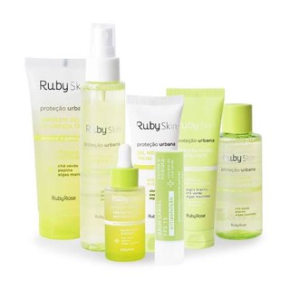 Kit c/7 produtos Ruby Skin Proteção Urbana RUBY ROSE (1)