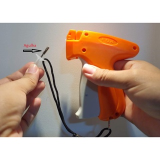 Pistola Aplicador de Etiquetas / Tag Fix Pin p Roupas e Tecidos (2)