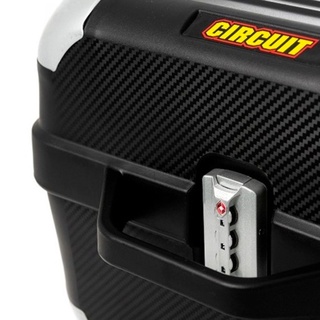 Baú Moto Circuit Smart 28 Litros Com Carregador Usb Bauleto para motocicleta (7)