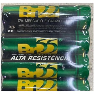 Kit 4 Pilhas comun Bateria AA Pequena Alta Resistência Br-55 - 1,5v