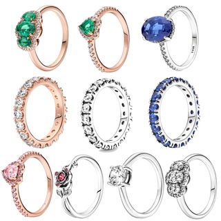 2022 novo anel de prata S925 mais vendido da Disney adequado para presentes de aniversário para senhoras de joias da moda originais da Pandora