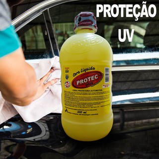 cera de carnauba automotiva liquida proteção UV 500ml
