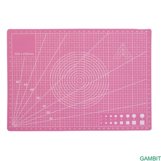 【GAMBIT】 Craft Cutting Pad Double-side Cutting Mats Non-reflective Engraving Cutting Board with Scale for Writing (1)