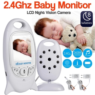 Câmera eletrônica sem fio babysitter monitor de bebê 2 polegadas vídeo sem fio intercomunicador monitoramento de temperatura
