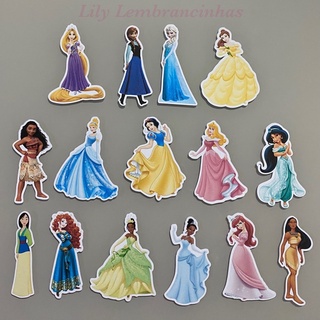 Apliques para Tubetes - Princesas Disney