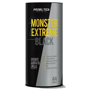 Monster Xtreme Black 44 Packs Probiótica - Força e Desempenho Animal