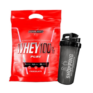 Whey Protein 100% Pure Integral Médica 907gr Refil + BRINDE