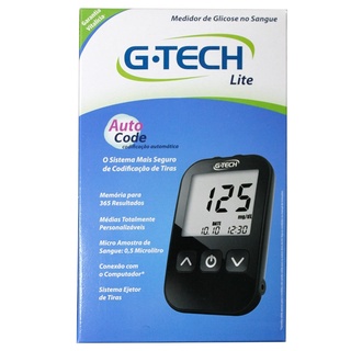 Kit Medidor de Glicose Lite G-Tech Completo (2)