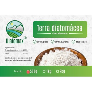 TERRA DE DIATOMÁCEA DIATOMAX 500G