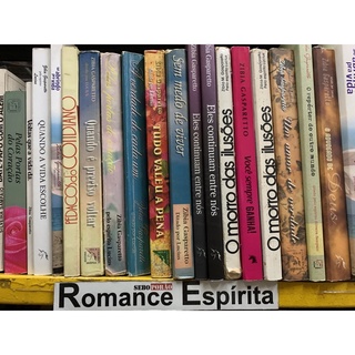 Livro Romance Espirita - Zibia Gasparetto - Revista Veja Aleatório - tag: lote livros usado desapega