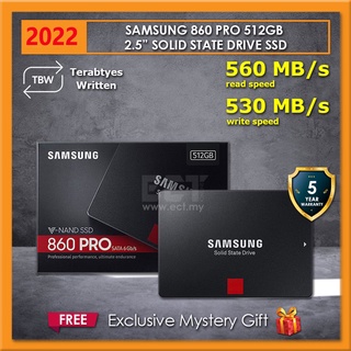 SSD De State Drive Samsung 860 Pro Série 2TB 2.5 " (MZ-76P4T0BW)